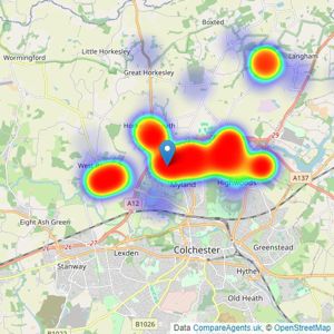 Harris + Wood - Chesterwell listings heatmap