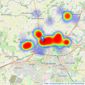 Harris + Wood - Chesterwell listings heatmap