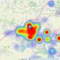 Harris + Wood - Colchester listings heatmap