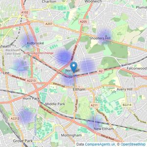 Harrison Ingram - Eltham listings heatmap