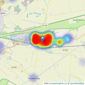 Harrison Rose Estate Agents - Whittlesey listings heatmap