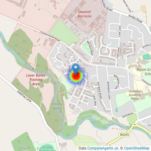 Harron Homes listings heatmap