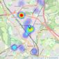 Harry Charles Estate Agents - Watford listings heatmap