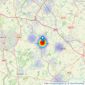 Harts - Henley-in-Arden listings heatmap