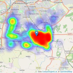 Harvey Brooks - Marton listings heatmap