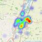 Harvey Robinson - St Neots listings heatmap