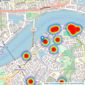 Hastings International - Rotherhithe listings heatmap