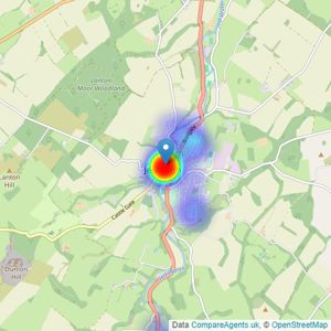 Hastings Legal - Jedburgh listings heatmap