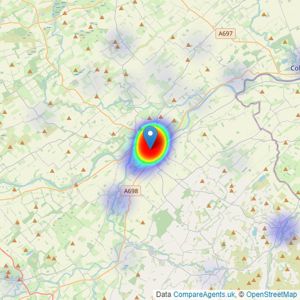 Hastings Legal - Kelso listings heatmap