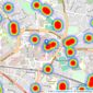 Hat and Home - Bracknell listings heatmap