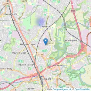 HATTON HOMES NW LIMITED - Stockport listings heatmap