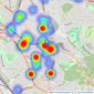 Hausman & Holmes - London listings heatmap