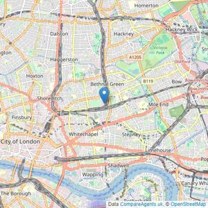 HAUZOO - London listings heatmap