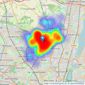 Havilands - London listings heatmap