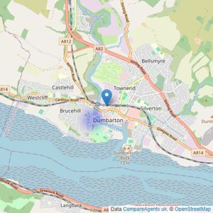 Haxton Property - Dumbarton listings heatmap