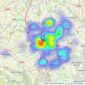 Haybrook - Barnsley listings heatmap