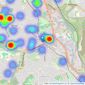 Haybrook - Hillsborough listings heatmap