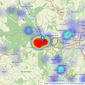 Hayden Estates - Bewdley listings heatmap