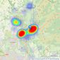 Hearnes Estate Agents - Ringwood listings heatmap