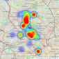 Heathgate - London listings heatmap