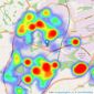 Henderson Connellan - Corby listings heatmap