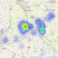 Henderson Connellan - Wellingborough listings heatmap