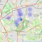 Henley Homes - Sutton listings heatmap