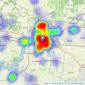 Henry Adams - Chichester listings heatmap