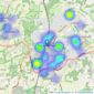 Henry Adams - Haywards Heath listings heatmap