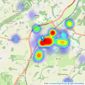 Henry Adams - Petersfield listings heatmap