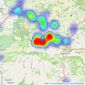 Henry Adams - Storrington listings heatmap