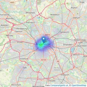 Henry Wiltshire - Manchester listings heatmap