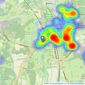 Henshaw Fox - Romsey listings heatmap