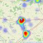 Heritage - Coggeshall listings heatmap