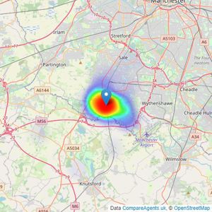 Hibbert Homes - Hale listings heatmap