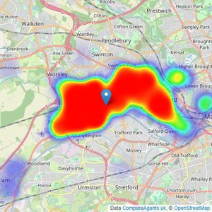 Hills - Eccles listings heatmap