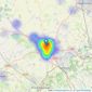 Hillyards Estate Agents - Aylesbury listings heatmap