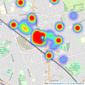 Hilton & Fox - Harrow listings heatmap