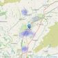 Hilton & Horsfall Estate Agents - Clitheroe listings heatmap