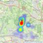 Hilton King & Locke - Farnham Common listings heatmap