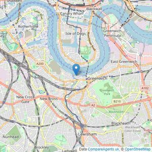 Hindwoods - Greenwich listings heatmap