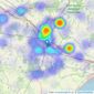 Hobbs Parker Estate Agents - Ashford listings heatmap