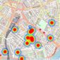 Hogarth Estates - Pimlico listings heatmap