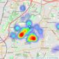 Holbrook Moran - Fishponds listings heatmap