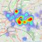 Holbrook Moran - Redfield listings heatmap