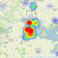 Holden Estate Agents - Maldon listings heatmap