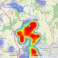 HoldenCopley - Hucknall listings heatmap