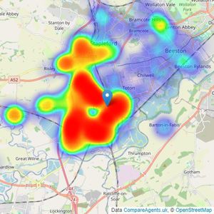 HoldenCopley - Long Eaton listings heatmap