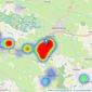 holland & odam - Street listings heatmap