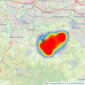 Home Connexions - East Kilbride listings heatmap